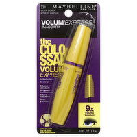 maybelline The Colossal Mascara, Washable, Glam Black 230, 0.31 Ounce