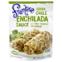Frontera Medium Green Chile Enchilada Sauce with Tangy Tomatillo and Garlic, 8 Ounce