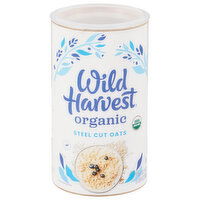 Wild Harvest Oats, Steel Cut, Organic, 24 Ounce
