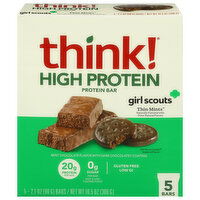 Think! High Protein Thin Mints Protein Bar, 5 Each