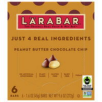 Larabar Bars, Peanut Butter Chocolate Chip, 6 Each