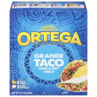 Ortega Hard & Soft Grande Taco Shells, 16 Each