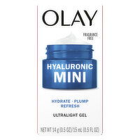 Olay Regenerist Olay Hyaluronic Mini, Fragrance-Free 0.5OZ, 0.5 Ounce