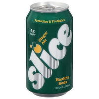 Slice Healthy Soda, Ginger Ale, 12 Fluid ounce