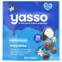 Yasso Poppables, Vanilla Bean, Greek, Yogurt, 6.84 Fluid ounce