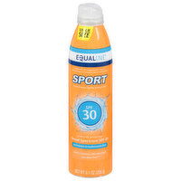 Equaline Sport Sunscreen, Continuous Spray, Broad Spectrum SPF 30, Value Size, 9.1 Ounce