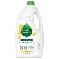 Seventh Generation Lemon Scent Dishwasher Detergent Gel, 42 Ounce