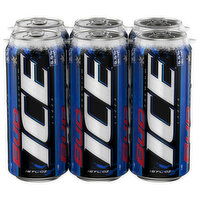 Bud Ice Premium Lager Beer, 6 Each