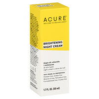 Acure Night Cream, Brightening, 1.7 Ounce