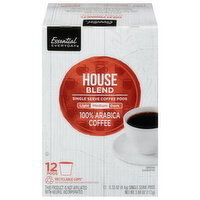 Essential Everyday Single Serve Pods 100% Arabica Medium Roast House Blend Coffee, 12 Each