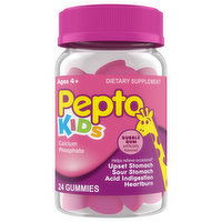 Pepto Calcium Phosphate, Ages 4+, Gummies, Kids, 24 Each