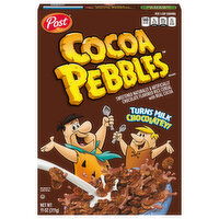 Cocoa Pebbles Cereal, Chocolate Flavored, 11 Ounce