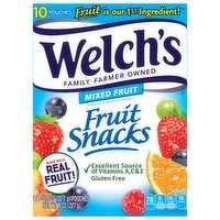 Welch's Fruit Snacks, Mixed Fruit, 10 Each