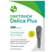OneTouch Delica Plus Lancets, 100 Each