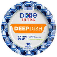 Dixie Ultra Plates, Deep Dish, 28 Ounce, 18 Each