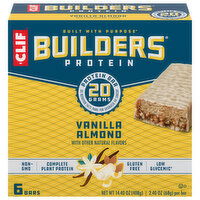 Builders Vanilla Almond Protein Bar, 6 Each