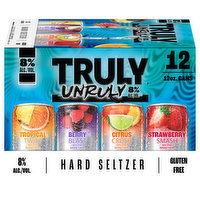 Truly Unruly Hard Seltzer, Assorted, 12 Each