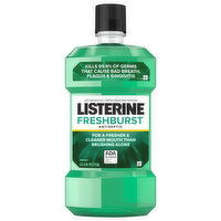 Listerine Mouthwash, Antiseptic, Freshburst, 1.5 Litre