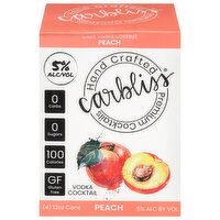 Carbliss Peach Vodka Cocktail, 4 Each