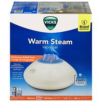 Vicks Vaporizer, Warm Steam, Medium-Large Room Size, 1 Each