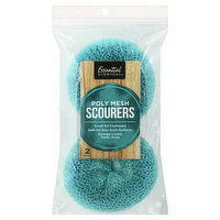 Essential Everyday Scourers, Poly Mesh, 2 Each