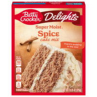 Betty Crocker Super Moist Cake Mix, Spice, Delights, 13.25 Ounce