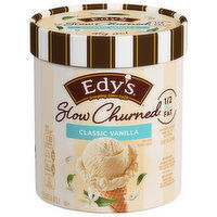 Edy's Slow Churned Classic Vanilla Light Ice Cream, 1.5 Quart