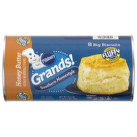 Pillsbury Grands! Biscuits, Honey Butter, Southern Homestyle, 8 Each