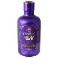 Crown Royal Whisky Sour Cocktail, with Black Cherry, 375 Millilitre