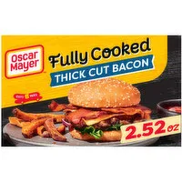 Oscar Mayer Fully Cooked Thick Cut Bacon, 2.52 Ounce