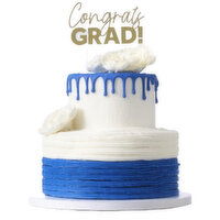 Cub  Tiered Ruffle Roses Graduation Cake, 1 Each