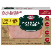 Hormel Natural Choice Deli Turkey, Oven Roasted, Double Pack, 2 Each