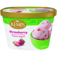 Kemps Strawberry Frozen Yogurt, 1.5 Quart