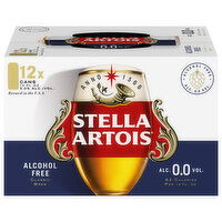 Stella Artois Alcohol Free Classic Brew Beer, 12 Each