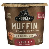 Kodiak Power Cup Muffin, Protein Packed, Chocolate Chip, 2.36 Ounce