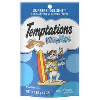 Temptations Cat Treats, Tuna, Shrimp & Salmon Flavor, Surfers' Delight, Mix Ups, 3 Ounce