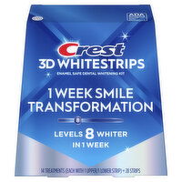 Crest Whitestrip 3d White 3D Whitestrips Glamorous White At-home Teeth Whitening Kit, 14 Each