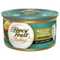 Fancy Feast Medleys Cat Food, Gourmet, White Meat Chicken Florentine, 3 Ounce