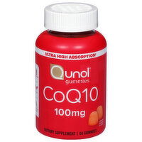 Qunol CoQ10, 100 mg, Gummies, Creamy Orange Flavor, 60 Each