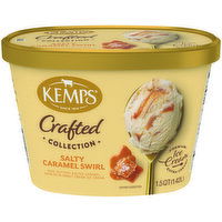 Kemps Crafted Collection Crafted Collection Salty Caramel Swirl Ice Cream, 1.5 Quart