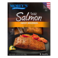 Moreys Salmon, Wild, Sweet Bourbon, 2 Each
