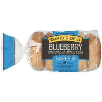 David's Deli David's Deli Bagels, Blueberry, Presliced, 5 Each