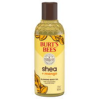 Burt's Bees Body Oil, Shea + Mango, Glowing, 5 Fluid ounce