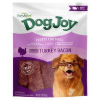 Freshpet Treats for Dogs, Turkey Bacon, Wood Smoked, 3 Ounce