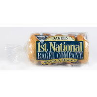 1st National Wheat & Honey Bagels, 14.25oz, 5 Each