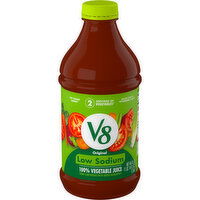 V8® Low Sodium Original 100% Vegetable Juice, 46 Fluid ounce