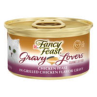 Fancy Feast Gravy Lovers Cat Food, Gourmet, Chicken Feast in Grilled Chicken Flavor Gravy, 3 Ounce