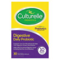 Culturelle Vegetarian Capsules Digestive Daily Probiotics, 30 Each