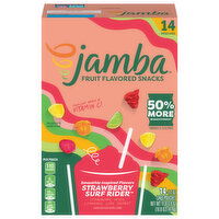 Jamba Fruit Flavored Snacks, Strawberry Surf Rider, 14 Each