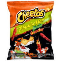 Cheetos Cheese Flavored Snacks, Flamin' Hot Limon, Crunchy, 8.5 Ounce